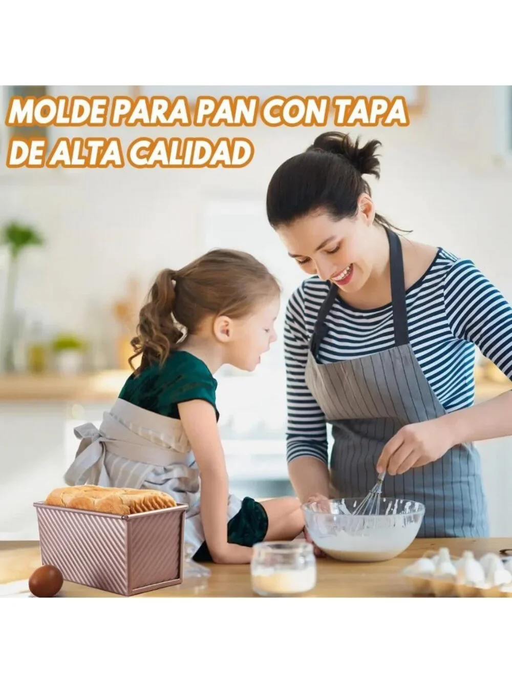3-Pack Non-Stick Loaf Pans with Lids - Perfect for Baking Sandwich Bread